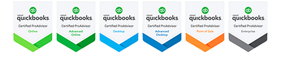 QuickBooks Pro Advisor Badges (Transparent)