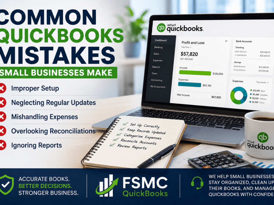 Common QuickBooks Mistakes blog feature image
