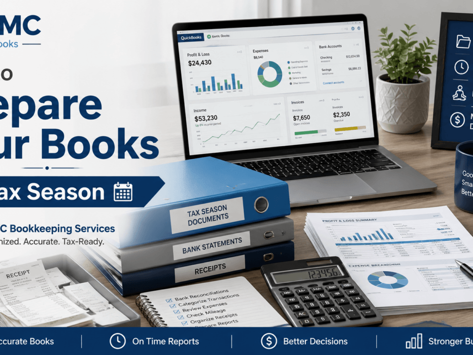 How to Prepare Your Books for Tax Season blog featured image FSMC Bookkeeping Services