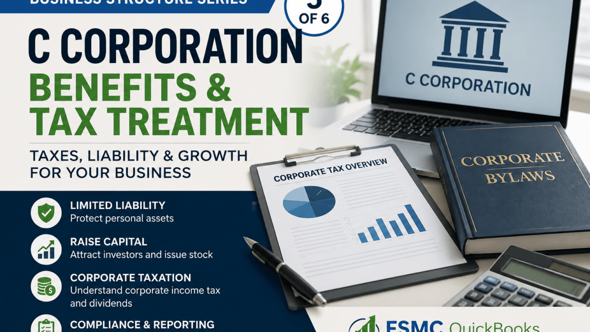 C Corporation Benefits & Tax Treatment: Taxes & Growth