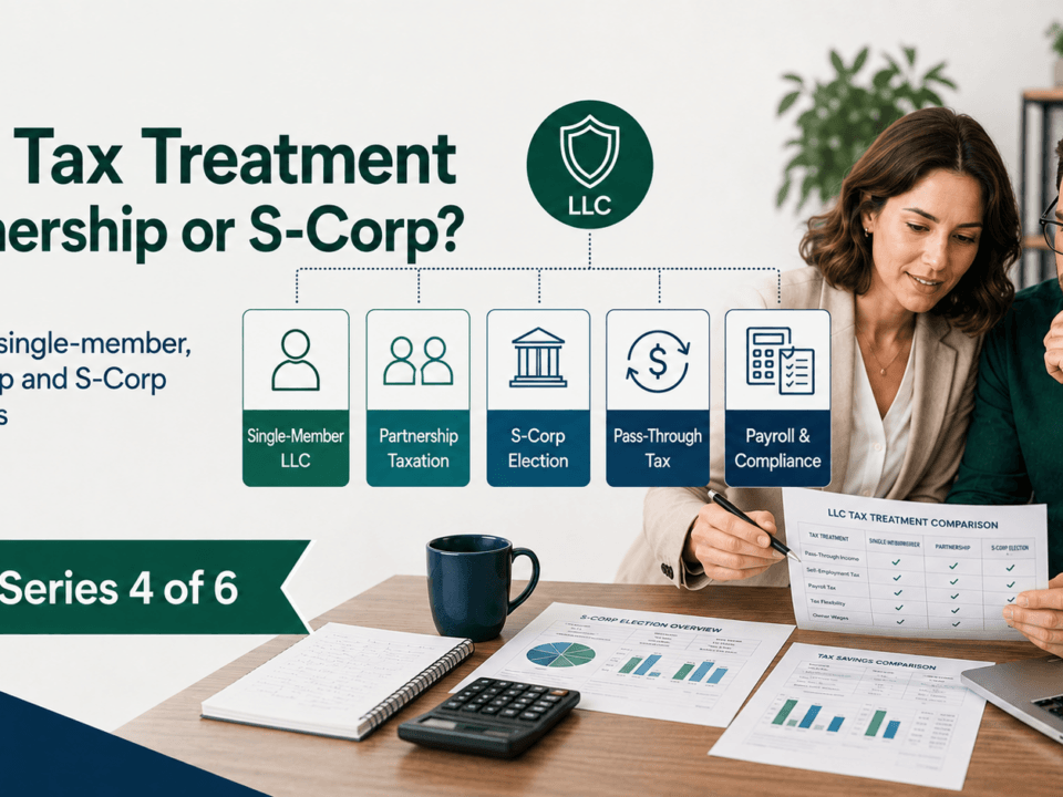 LLC Tax Treatment: Single-Member, Partnership or S-Corp?