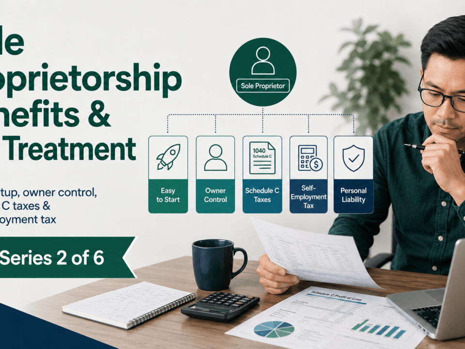 Sole Proprietorship Benefits, Limitations & Tax Treatment